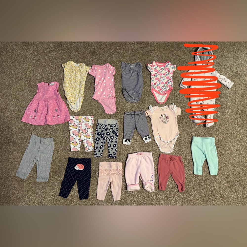 Baby girl clothes 3-6 months